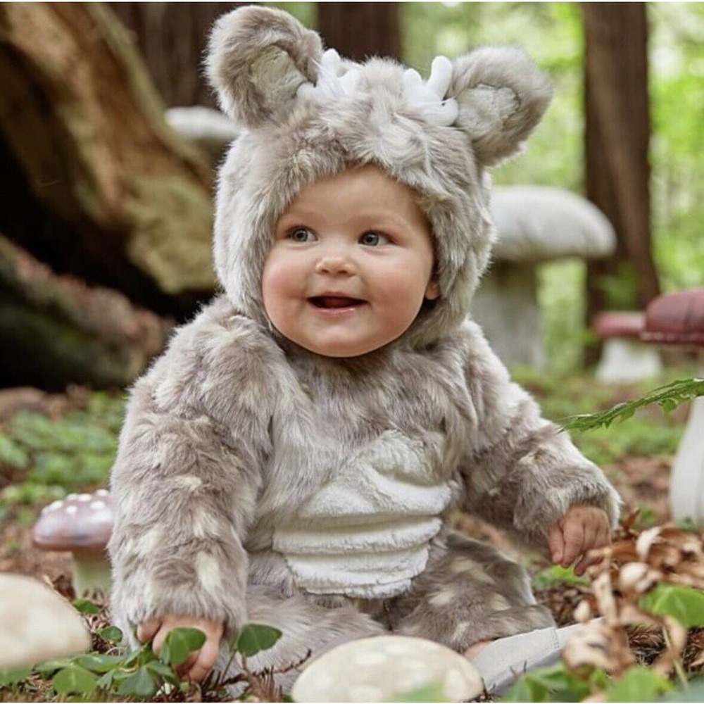 Pottery Barn Kids Size 0-6 Months Fawn Deer Halloween Costume - Picture 1 of 9
